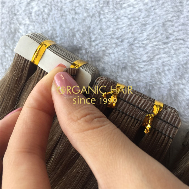 Custom ombre highlights tape extensions for wholesale-H179